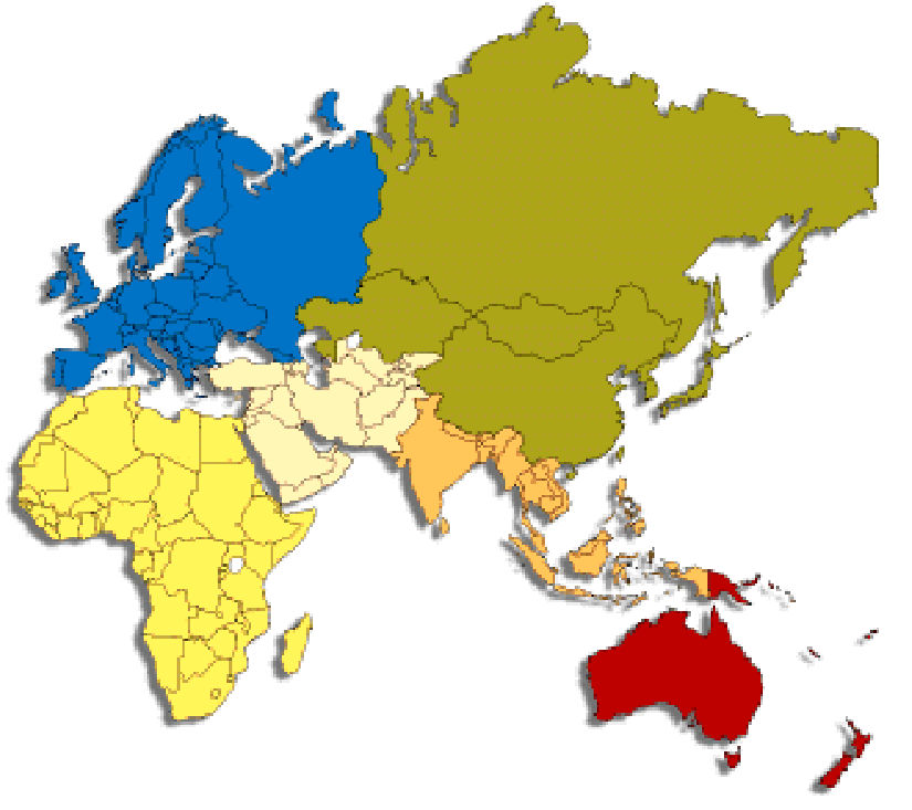 Click on your country to find your distributor